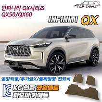 인피니티 QX시리즈 QX50 QX60 1세대 2세대 확장형 코일매트 차량용 바닥매트 티오피카매트, 실내전좌석(1열+2열), 블랙, QX 60 [2012~]