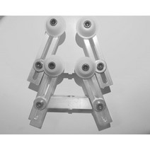 M6 실크 스크린 인쇄 지원 기계 액세서리 포지셔닝 고정 테이퍼 롤러 브래킷, 02 one set