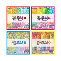 종이나라 꽃무늬 색종이 모음, 04) 꽃밭4