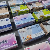 마미손 라텍스 니트릴 장갑 100매, 1개, 소(S)