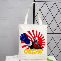마징가제트 쇼퍼백 쇼핑백 에코백 애니메이션 로봇 코지 카부토 일본 만화 프린트 캔버스 핸드 여성 가방 하라주쿠 숄더