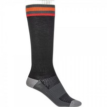 Fly Racing 2022 MX 라이딩 양말 (두꺼운 핑크/블루 LG/XL), 크기가 큰, 씬 블랙