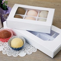 다하임 화이트 찹쌀떡상자 10구 - 내피포함