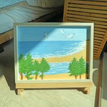 오밀화 Omilhwa Gangneung-beach Poster 오밀화 강릉바다 포..., 단품