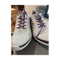 ECCO 에코 Biom 내추럴 모션 골프화 EUR 42 여성 사이즈 11 그레이 야크 가죽 - NIB