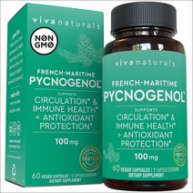 VivaNaturals 피크노제놀 100mg 캡슐60개, 1개, 기본