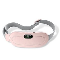 온열 마사지 매트 여성 스마트 궁전 벨트 경련 패드 진동 복부, No box pink