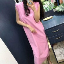 에쉐르 WAWAMOM 여성 여름 원피스 형광 여름칼라원피스BJG323
