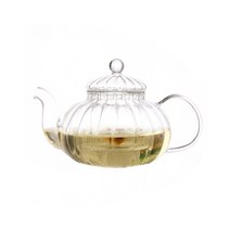 유리 호박 티포트 TP-60 600ml 집들이선물 홍차티팟 티메이커
