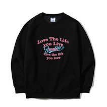 비에스래빗 2122 BSRABBIT LOVE 90s CREWNECK BLACK 크루넥 맨투맨