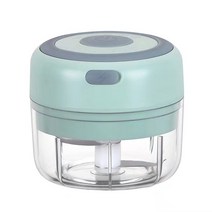 휴대용 과즙짜는 기구 미니 전기 고기 분쇄기 고추 마늘 야채 다지기 100/250ML 무선 믹서 기계 주방 블렌더, [03] 100ML Green