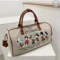 차쿠 미키마우스 미니 보스턴백 대형 여행가방 캐릭터 캐리어보조백