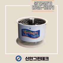 [신안그린테크] 유동팬/비닐하우스환풍기/순환팬/하우스환풍기/SGA-120P/교반기/130W/460MM/19인치/IP55/유동휀/내부순환/환풍기/공기순환/저소음