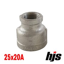 국산 스텐 304 이경 소켓 25x20A / SUS 304 스텐레스 레듀샤 무독성 부속 연결, 1개