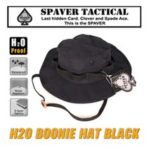 Spaver 스페이버 H20 부니햇 블랙 Boonie Hat Black