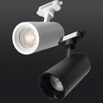 CITYO LED COB 렌즈투광기 레일조명 레일 트랙등기구 25W 매장인테리어 4000K, 25W 백색, 주광색(하얀빛)