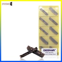 DESKAR MGMN200-G LF6018 300-T 300-H 400-T 400-H 500-M 스테인레스 스틸 용 CNC 테이블 상단 선반 터닝 카바이드 인서트, 20PCS, MGMN150-G LF6018