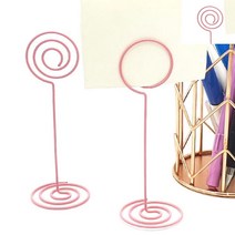 좋은마켓 스텐딩 메모 꽂이 동그라미 메모꽂이 메모집게