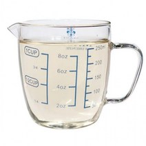 HEJIAN 마시피렌체 유리 계량컵 250ml 비커컵 베이킹, 상세페이지 참조, 상세페이지 참조