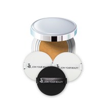 제이비 루비셀 대용량 쿠션퍼프10P, 10개입, 블랙