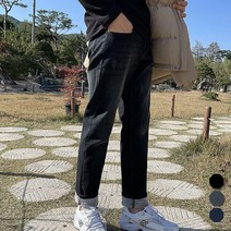 제이제이옴므 히든밴딩 피치기모 청바지 J224JM2DP302