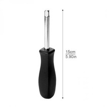 1/4 인치 150mm 소형 사각형 막대 이중 목적 스피너 핸들 자동차 수리 도구 부품 연장 바 6.3MM 테일 홀, 한개옵션0
