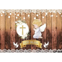 포토죤 포토존 만들기 설치 포토월 파티 생일 배경 축복 내 첫 번째 거룩한 친교 세례, 비닐-60x40cm, 하늘색