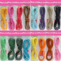 유니아트 칼라지끈 종이끈 칼라 공예용포장끈 어린이집 유치원 만들기재료, 유니아트 칼라지끈 2mm(두깨) x 11M(길이), 10개, 중갈색