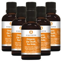 키위허브(KIWIHERB) 키위허브 오가닉 디-스터프 포 키즈 50ml X 6개, 300ml, 1세트