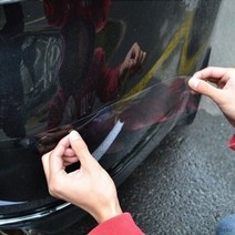 자동차 PPF 앞뒤 범퍼 보호필름 생활기스 스크래치 긁힘 예방 수전사 필름 시공 부분 도색 4개 set