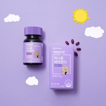 동국제약 유어핏 미니츄 비타민D3 100mg x 60캡슐 / 팝 터트려 먹는 새콤달콤 츄어블 어린이 비타민, 미니츄 비타민D3 60정 X 5박스