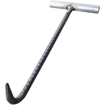 맨홀뚜껑 개폐기 배수로 개방기 뚜껑여는 공구, 길이 95cm 두께 10mm 실 T(뾰족한
