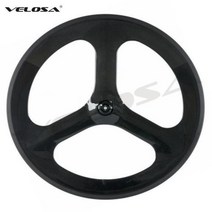 카본휠셋 풀 카본 3 스포크3 스포크 카본 휠 70mm 클린처 로드트랙철인 3 종 경기타임 트라이얼 바이크 3 스포크 휠