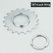 Deemount 13T/14T/15T/16T/17T/18T 고정 기어 1단 속도 자전거 휠 톱니 스프로킷 및 잠금 링 Fixie 트랙 허브, 18T, China