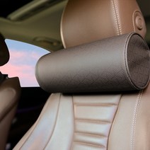 아우디 A3 A4 A6 A7 A8 전용 목쿠션 1+1, 1+1 엣지, 다크브라운