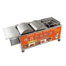 양꼬치구이기계 회전식화로 바베큐 그릴 닭꼬치, 5열 숯 수동- 더블