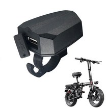 전기자전거충전기 전동스쿠터 일렉트릭킥보드 배터리 dc 12-60v 전화 usb 출력 5v 2a 53x46mm 액세서리 부품, 없음