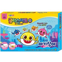 종이나라 핑크퐁 글라스아트 6색 11색, 핑크퐁 글라스아트 11색, 1개