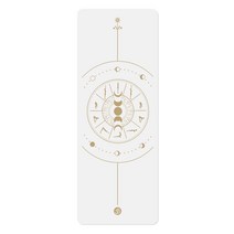 푸고무 요가매트 미끄럼방지 요가 헬스매트 요가관 체위선매트 요가매트, 대적색, 183*68*0.5cm[일월식]