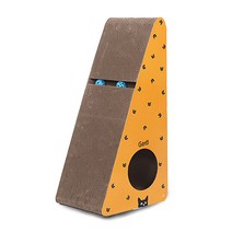 가또 킹삼각 고양이 스크래쳐 특대 70cm, 옐로, 5개