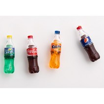 카페 미니어처 병모양 냉장고자석 2개 행사용 메모자석 개업식, 스프라이트