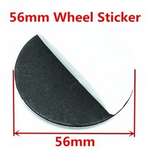 자동차 휠 센터 허브 캡 스티커 림 방진 커버 배지 로고 엠블럼 4 피스 56mm 60mm 65mm 70mm 외장 액세서리, [02] 4개 60mm 스티커, [01] BLUE White