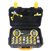 유압프레스 소형 미니 탁상 유압프레스 소형 미니 탁상 전문 유압 측정 도구 상자 유압 프레스 기계 1 세트 굴삭기 유압 게이지 테스트 키트, 다중