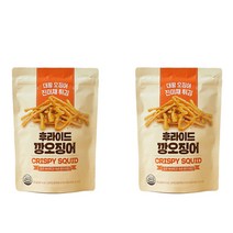 [생자연] 후라이드깡오징어120g x 2봉 바삭한 진미채 튀김, 120g, 2개