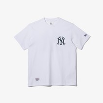 [백화점정품 당일출고] 뉴에라 반팔티 엠엘비 티셔츠MLB 빅 페이즐리 뉴욕 양키스 티셔츠 화이트13546477