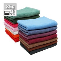 국산 중형 85진한미용(32x76cm 85g) 순면 업소용 수건 타올 피부관리실 미용실 피트니스센터 헬스장 땀수건, 진베이지