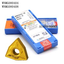 CNC 선반 공구 절단 10PCS WNMG080408 PC9030 KORLOY S32T-DWLNR08/DWLNR08, 05 WNMG080408 HS NC3020