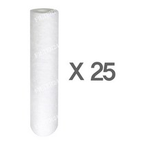 멜트브로운 하우징용 침전필터 500mm 25미크론 [25개], 없음