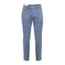 CORNELIANI 꼬르넬리아니 네이비 솔리드 가먼트다이드 WASHABLE 리오셀코튼 슬림 팬츠 CS4PT6S16 -