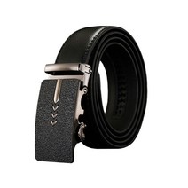 에르모사제이 맨즈 MB011 남자 베이직 레더 소가죽 자동 버클 정장 허리띠 남성 벨트